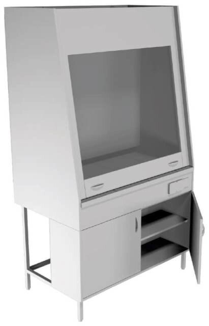 Шкаф вытяжной НВ-1200 ШВ-Б (1100*700*1960) от компании АВАНТИ Медицинская мебель и оборудование - фото 1