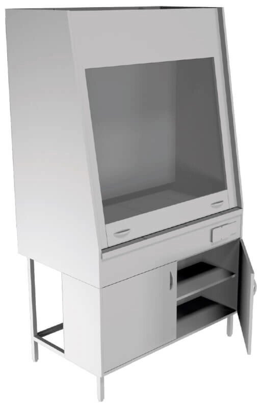 Шкаф вытяжной НВ-1200 ШВ-ПБ (1100*700*1960) от компании АВАНТИ Медицинская мебель и оборудование - фото 1