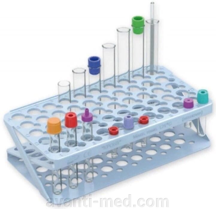 Штатив для пробирок универсальный ШПУ-Кронт от компании АВАНТИ Медицинская мебель и оборудование - фото 1