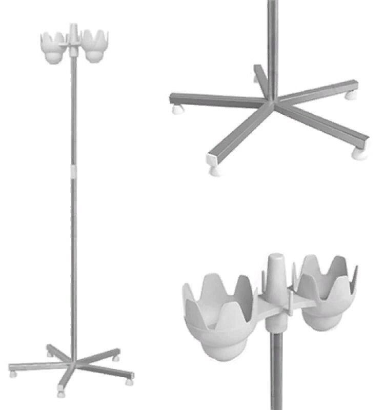 Штатив медицинский для длительных вливаний МСК - 5310 (нерж. сталь) от компании АВАНТИ Медицинская мебель и оборудование - фото 1
