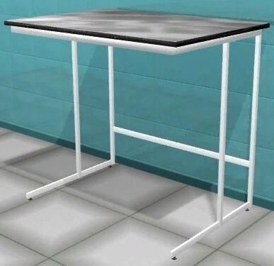 Стол AT-B53 АРТИНОКС — Металл в полимере (1500х600х900) от компании АВАНТИ Медицинская мебель и оборудование - фото 1