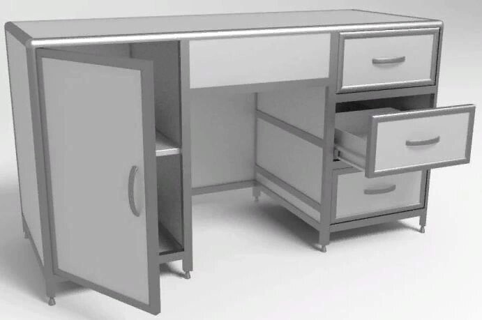 Стол лабораторный СЛ 2-02 от компании АВАНТИ Медицинская мебель и оборудование - фото 1