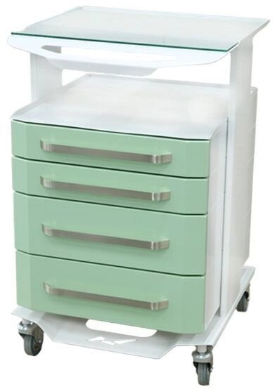 Стол тумба СИПС-Н-01 (с 4-мя ящиками) от компании АВАНТИ Медицинская мебель и оборудование - фото 1