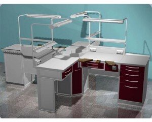 Стол зуботехнический AR-E32 АРКОДОР от компании АВАНТИ Медицинская мебель и оборудование - фото 1