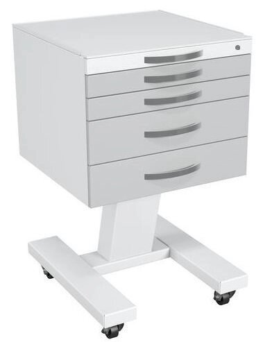 Столик медицинский подкатной ССМ-4.0 с центральным замком от компании АВАНТИ Медицинская мебель и оборудование - фото 1