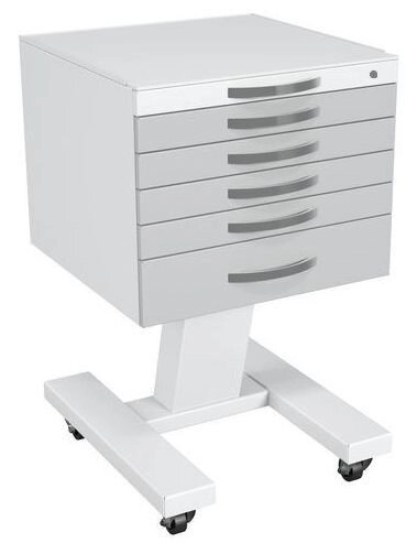Столик медицинский подкатной ССМ-5.0 с центральным замком от компании АВАНТИ Медицинская мебель и оборудование - фото 1