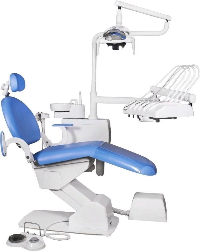 Стоматологическая установка «Клер» комплектация с верхней подачей инструмента от компании АВАНТИ Медицинская мебель и оборудование - фото 1