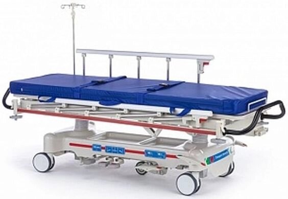 Тележка-каталка гидравлическая для транспортировки пациентов E-8 от компании АВАНТИ Медицинская мебель и оборудование - фото 1