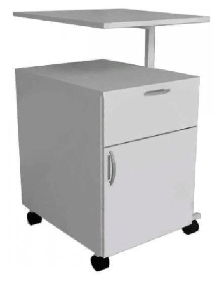 Тумба прикроватная  ТП 3/03 с поворотным столиком (ящик, дверка) от компании АВАНТИ Медицинская мебель и оборудование - фото 1