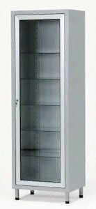 Vernipoll 13-FP243 шкаф для инструментов из окрашенной стали, со стеклянной дверью