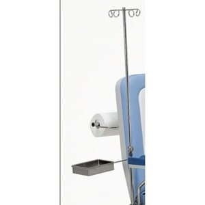 Vernipoll 19-AC120 инфузионная стойка телескопическая с 4 крючками в комплекте с крепежами для гинекологического кресла