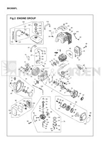 140082113 Корпус zenoah komatsu bk4500 корпус для триммера zenoah komatsu bk4500fl поз 100 1400-82113