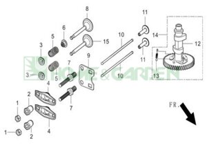 14200Z01011 распредвал lamboghini lm610 двигателя mega rato 5.5 lm610 hgm6r поз 12 14200-z010110-0000