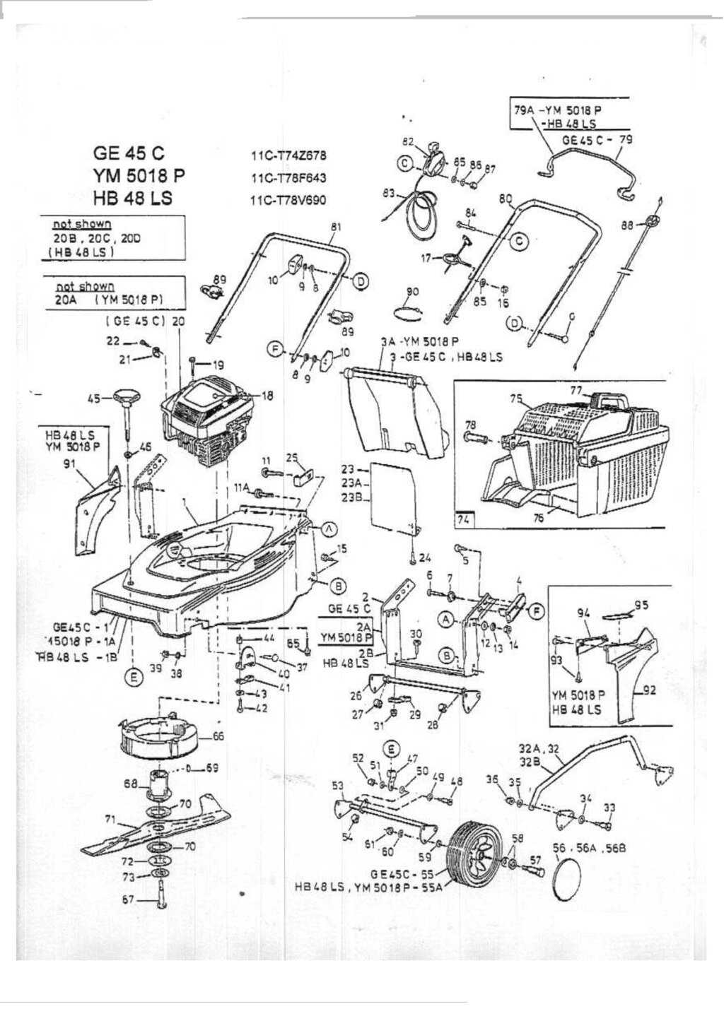 21544116 болт для газонокосилки mtd ge45c крепления скобы оси колес передней поз42 21.5441.16 от компании ООО ГенХольм - фото 1