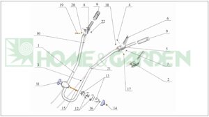 237000004501 рукоятка культиватора Лидер поз 09 резиновая