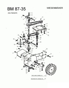 263005135 25Afm0g678 панель для сенокосилки mtd bm87-35 25a-fm0g678 подшипника поз 4 26.3005.135