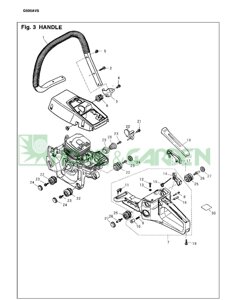 288031211 Демпфер zenoah komatsu g500avs амортизатор для бензопилы zenoah komatsu g500avs поз 6 2880-31211