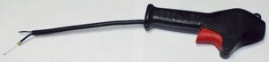 600139150-S рукоятка ручка газа для триммера sungarden gt25 в сборе с тросом кабелем газа