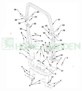 7360600 Шайба cubcadet 2000 шайба для трактора садового cubcadet 2000 поз. 22 736-0600