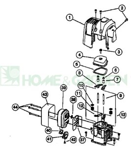 75304083 Кожух mtd 875 890 кожух для триммера mtd 875 890 поз 1 753-04083