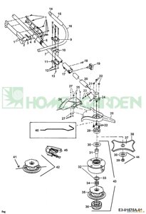 791181570 Гибкий вал mtd гибкий трос ryobi вал для триммера гибкий трос нижний 6 мм квадрат 5,1мм х 5,1мм 791-181570