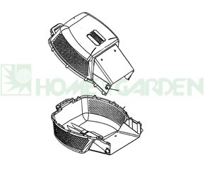 81861137 7312379637 Травосборник mtd 731-2379637 818-61137 травосборник для газонокосилки mtd 48e пластик в сборе