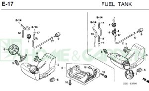 91401Zm3003 хомут honda gx25nt клипса топливного шланга для двигателя honda до сер. номера 1235594 поз 17 91401-zm3-003