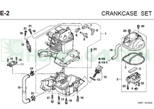 950024120008 Клипса honda хомут honda крепления трубки сапуна для двигателя honda gx25nt d12 поз 24 95002-41200-08