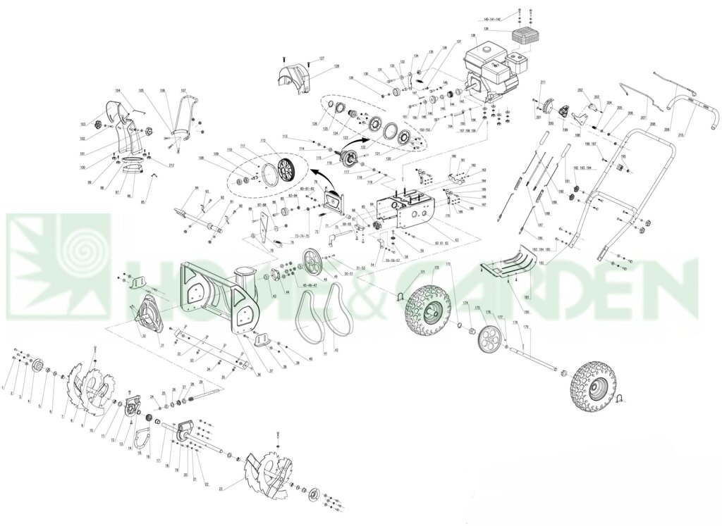 Адаптер снегоуборщика sungarden stg50s 15ay0001 адаптер переключения тросов поз 199 sungarden sg11stg50s199 от компании ООО ГенХольм - фото 1