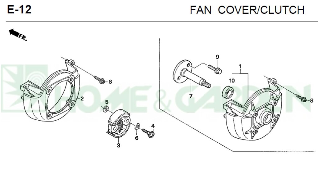 Болт honda gx25nt поз 4 болт для двигателя honda 22253z3e000 22253-z3e-000 от компании ООО ГенХольм - фото 1