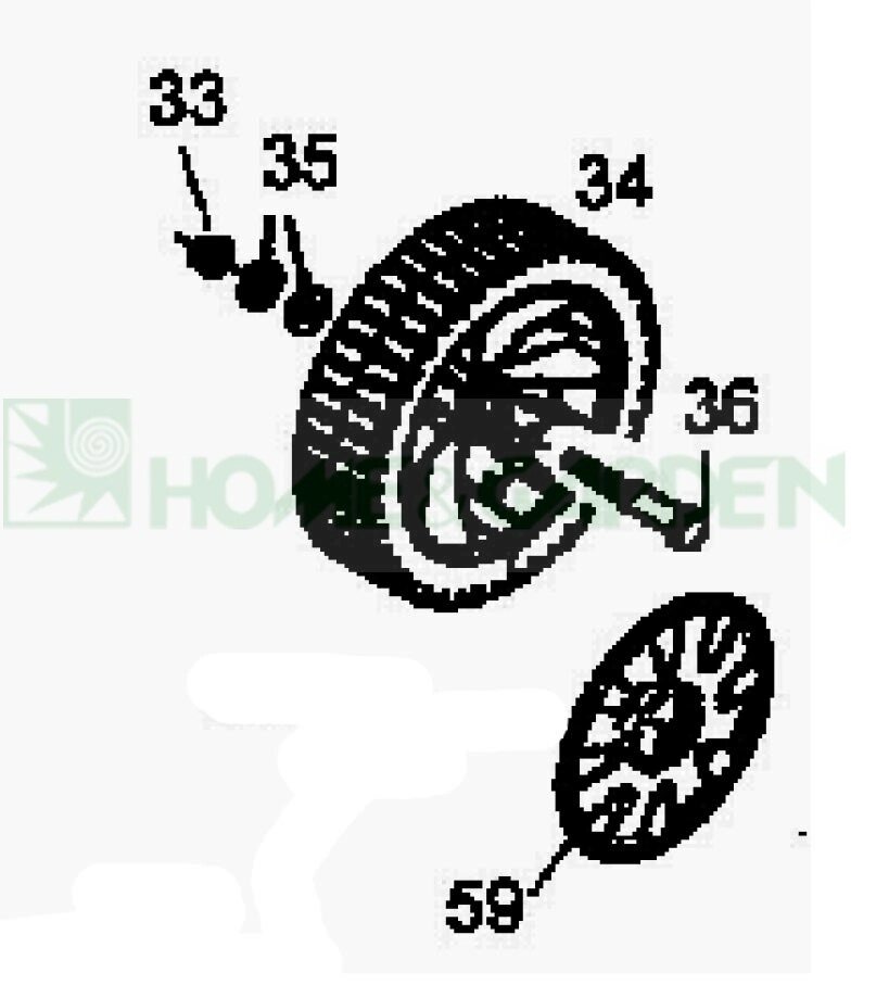 Болт колеса вертикутера mtd vg40 b ym3516 vb40 b vt40 5540p gls4055 поз36 mtd 73804076 738-04076 938-04076 93804076 от компании ООО ГенХольм - фото 1