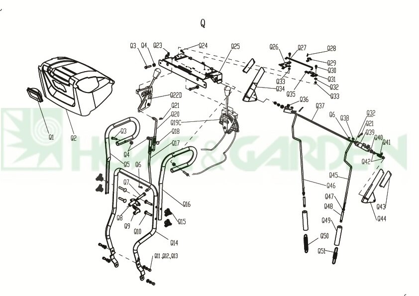 Болт снегоуборщика tornado 2465l 2465le 2465lr 2465lte 2465ltr поз q10 болт m10 под барашек sungarden sg2000025003 от компании ООО ГенХольм - фото 1