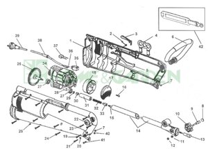 C101251 адаптер для триммера arnetoli 1800sp-as вала привода поз 31 c-101251