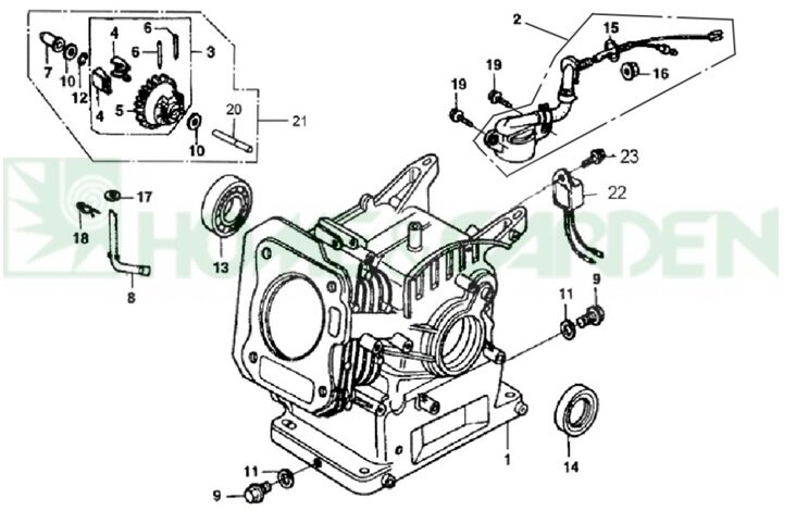 Датчик уровня масла loncin g160f  поз 22  loncin e10260144 e10260-144 от компании ООО ГенХольм - фото 1