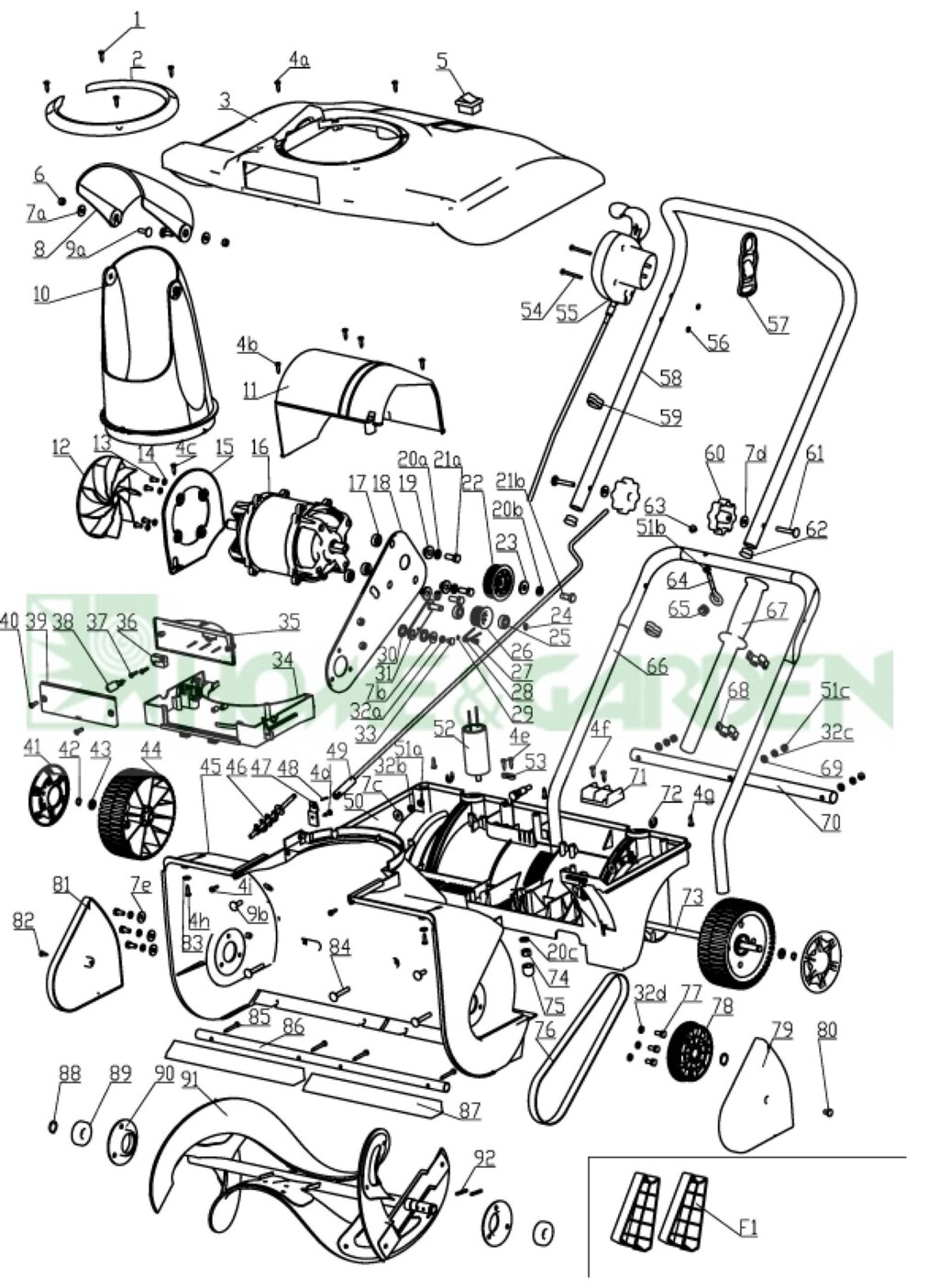 Фара снегоуборщика sungarden st60 поз 35 sungarden sg11st60035 sg11-st60-035 от компании ООО ГенХольм - фото 1