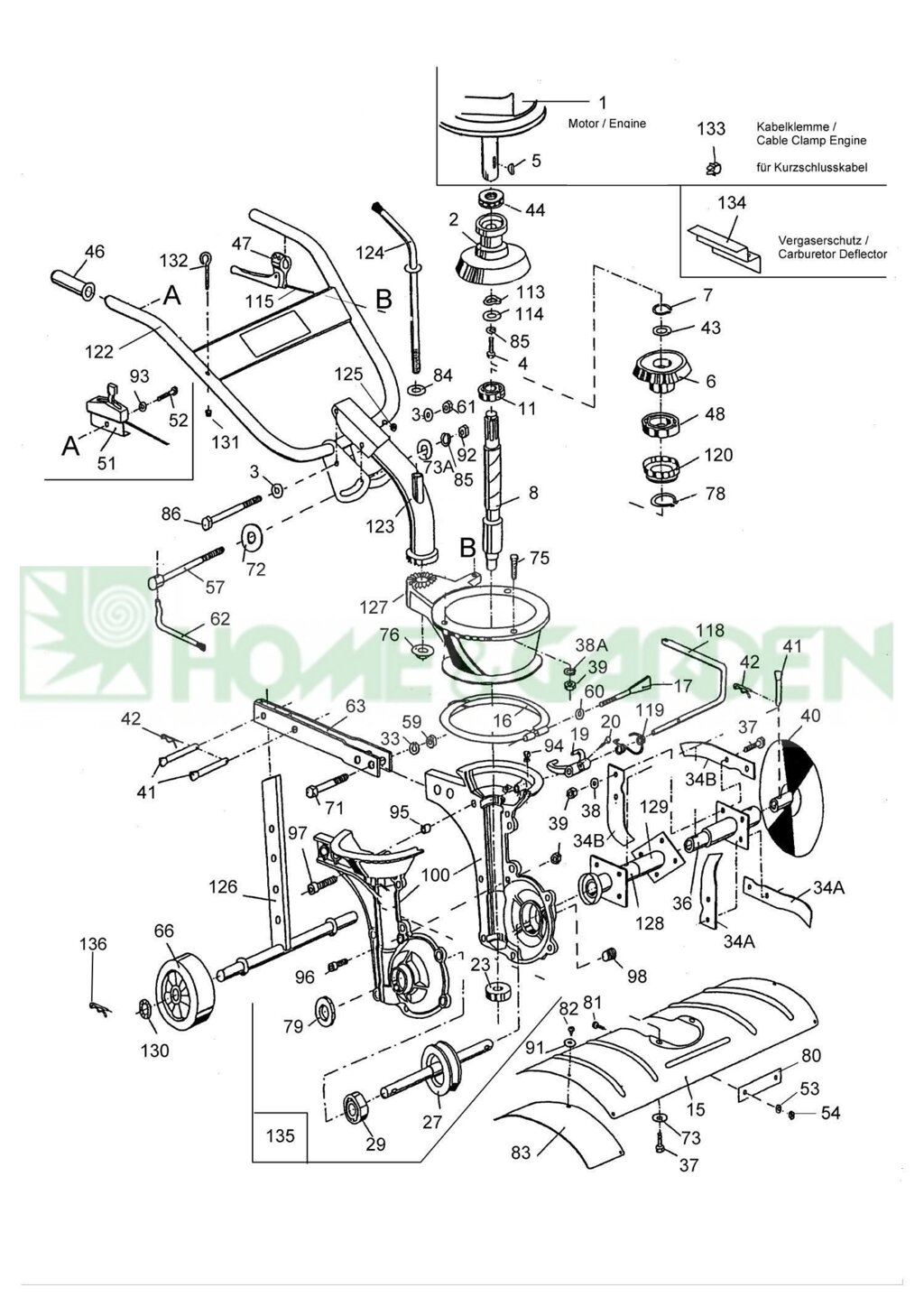 Гайка культиватора sungarden t240s поз 61 m10  sungarden sg3000015003 sg62400061 sg300-00150-03 sg6-240-0061 от компании ООО ГенХольм - фото 1