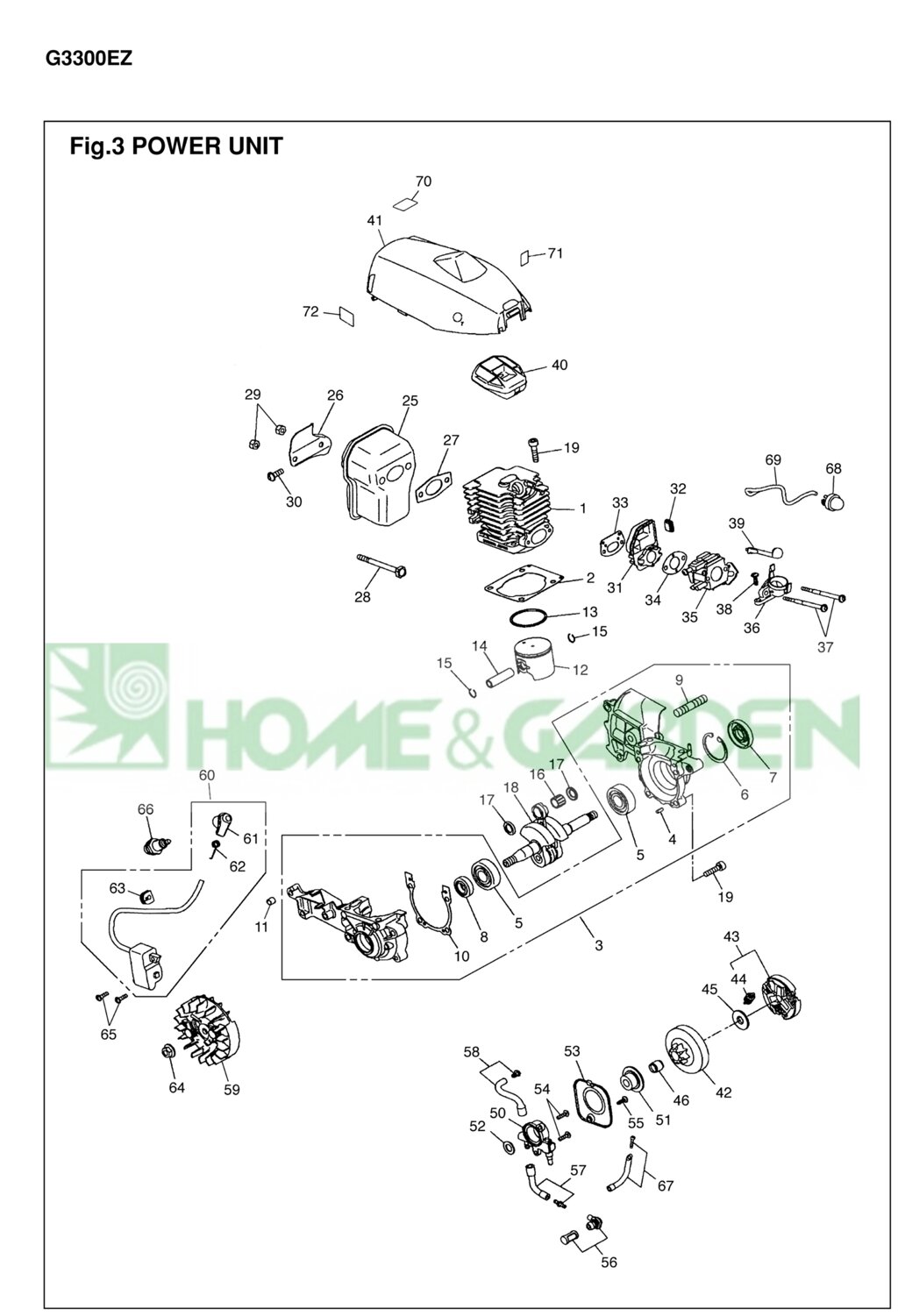 Глушитель бензопилы zenoah komatsu g3300ez поз25 zenoah komatsu t220015110 t2200-15110 от компании ООО ГенХольм - фото 1