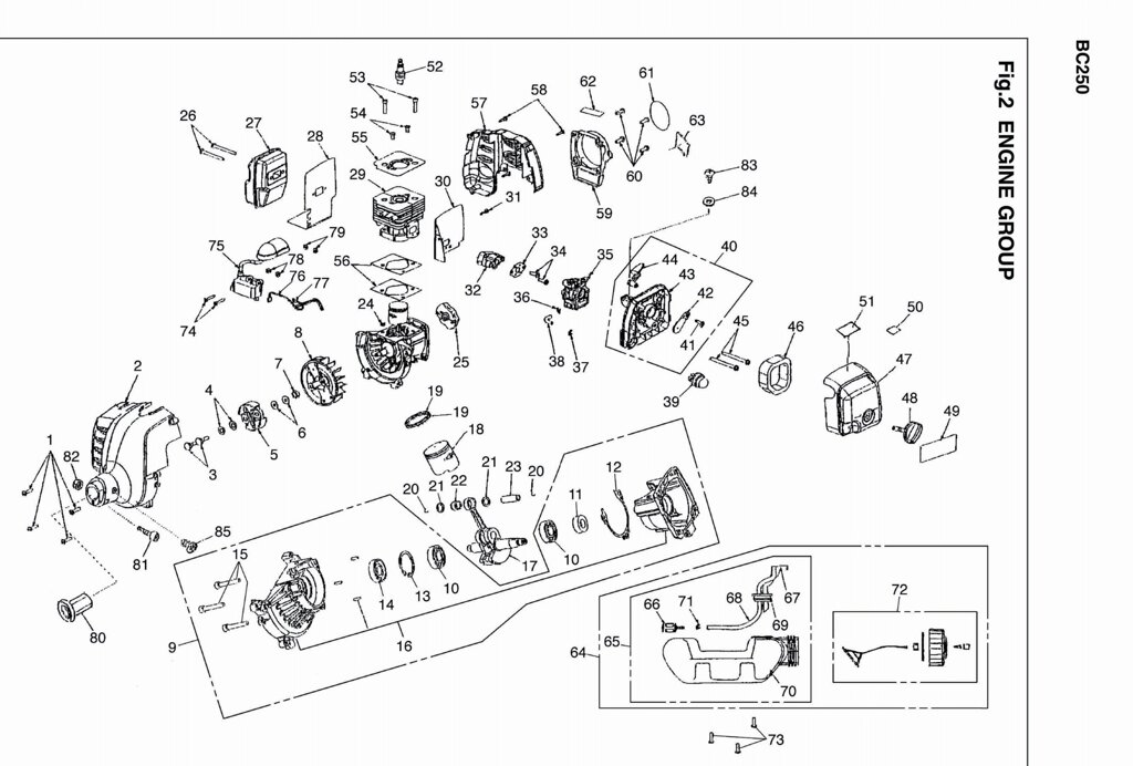 Храповик стартера для триммера zenoah komatsu bc250 поз25 zenoah komatsu tt4300401 от компании ООО ГенХольм - фото 1