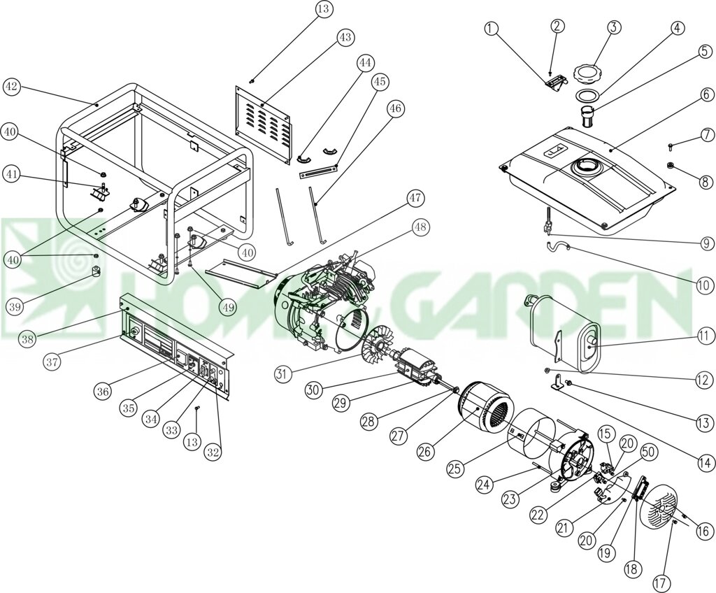 Ht3500lx021 реле для генератора Genholm ht3500lx 20ao0001 поз21 haote ht3500lx021 ht3500lx-021 от компании ООО ГенХольм - фото 1