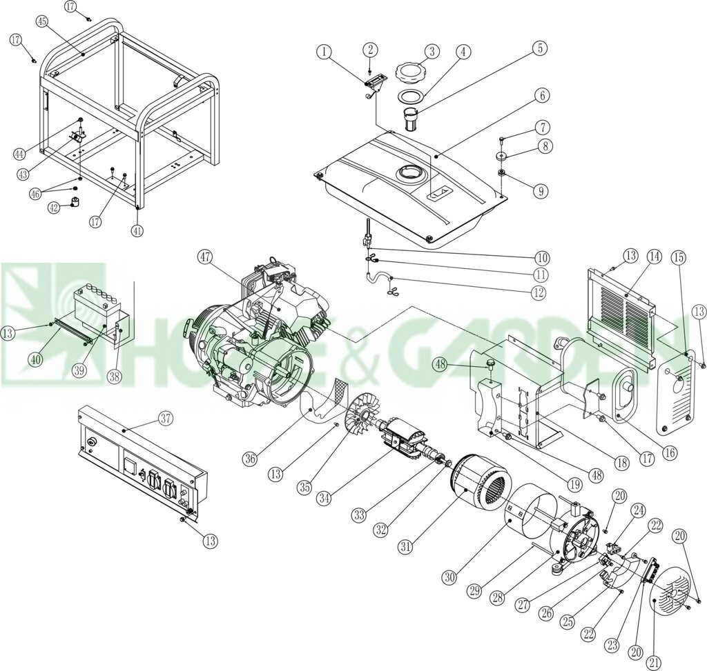 Ht7800lx024 щетки токосъемные для генератора genholm ht7800 lx 20ak0001 2шт поз 24 haote ht7800lx024 ht-7800lx-024 от компании ООО ГенХольм - фото 1