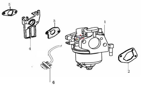 Карбюратор zongshen zs168fbe zs168fb zongshen 17100lb160000 17100-lb16-1000 17100-lb16-1900 17100lb161000 17100lb161900 от компании ООО ГенХольм - фото 1