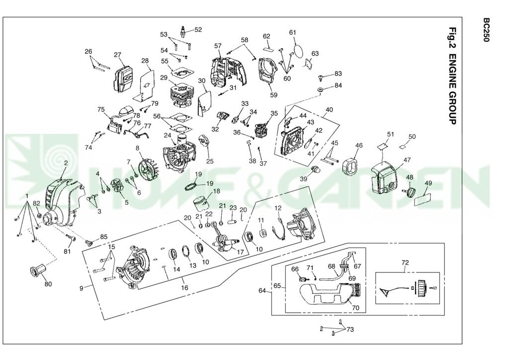 Кольцо поршневое триммера zenoah komatsu bc251 bc250 поз19 zenoah komatsu tt6969001 от компании ООО ГенХольм - фото 1