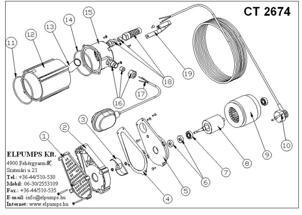 Кольцо уплотнительное для насоса elpumps ct2674 75,87мм x 2,62 мм выпуска до 2013 г с разбора поз 14 венгрия ct063 от компании ООО ГенХольм - фото 1