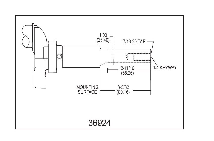 Коленвал tecumseh 36924 коленвал tecumseh ov358ea ohv110 ohv115 ohv120 ohv125 ohv130 36924a от компании ООО ГенХольм - фото 1