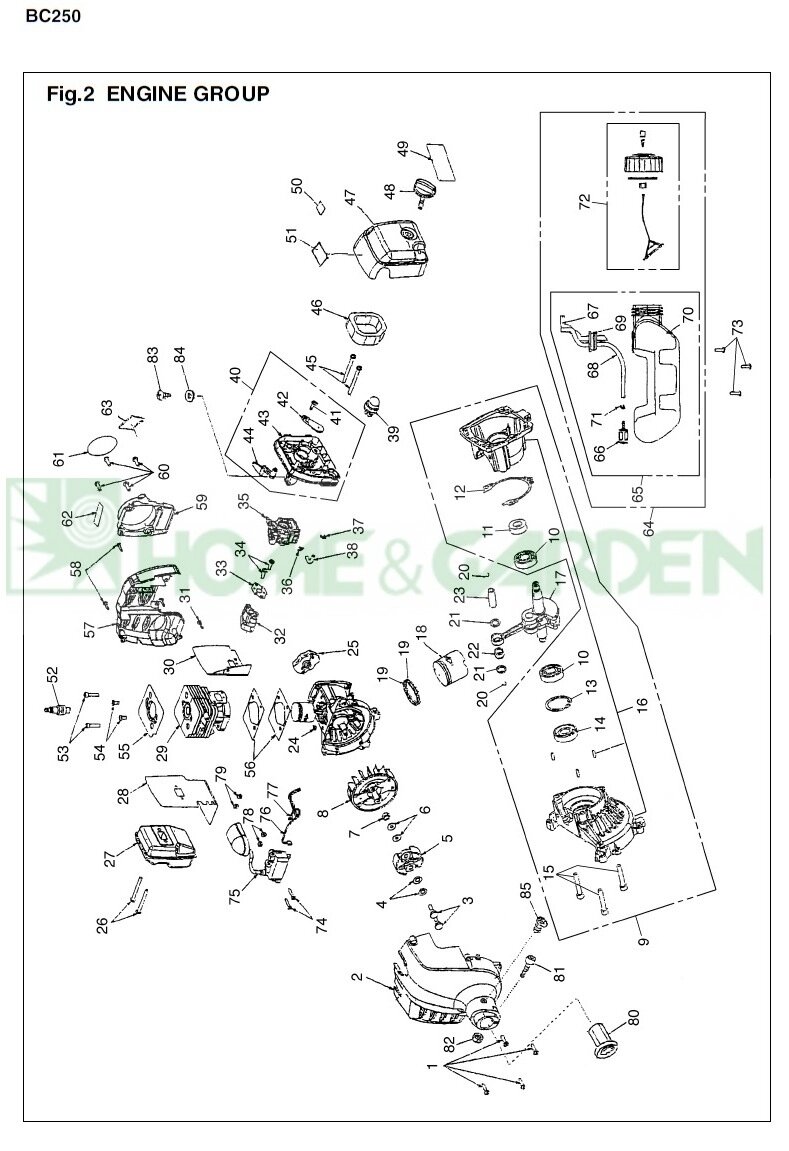 Корпус фильтра триммера zenoah komatsu bc250 основание фильтра поз40 zenoah komatsu tt3097402 от компании ООО ГенХольм - фото 1