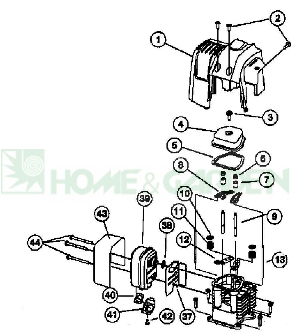 Кожух для триммера mtd 875 890 поз1 mtd 75304083 753-04083 от компании ООО ГенХольм - фото 1