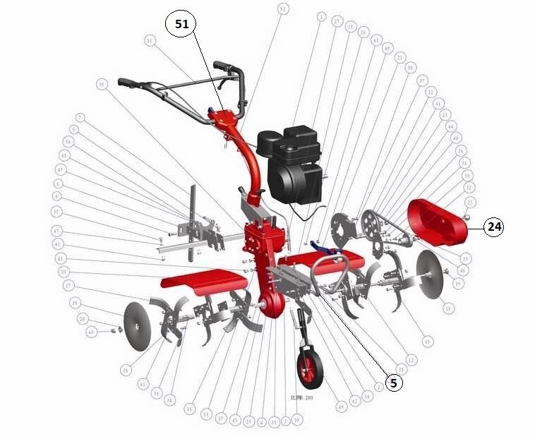 Кожух ремня культиватора sungarden t360 поз 24 sungarden sg8t360024 sg8-t360-024 для sungarden t360 02ak0004 t360r от компании ООО ГенХольм - фото 1