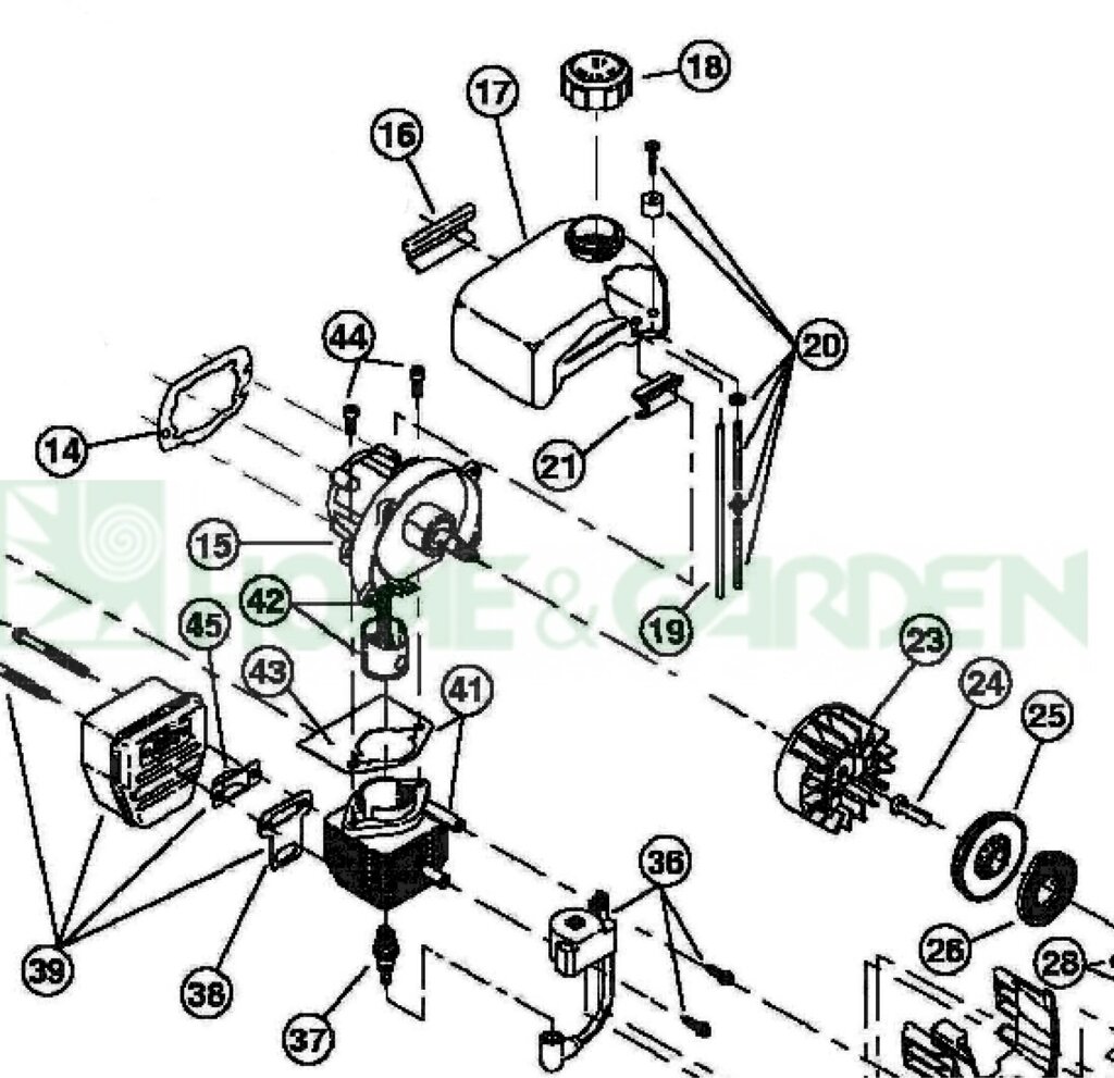 Крепление бака триммера mtd 600 700 710 750t 765r 766r 780 790 y28 пылесоса mtd bv3100 mbv31 поз21 mtd 791145308 от компании ООО ГенХольм - фото 1