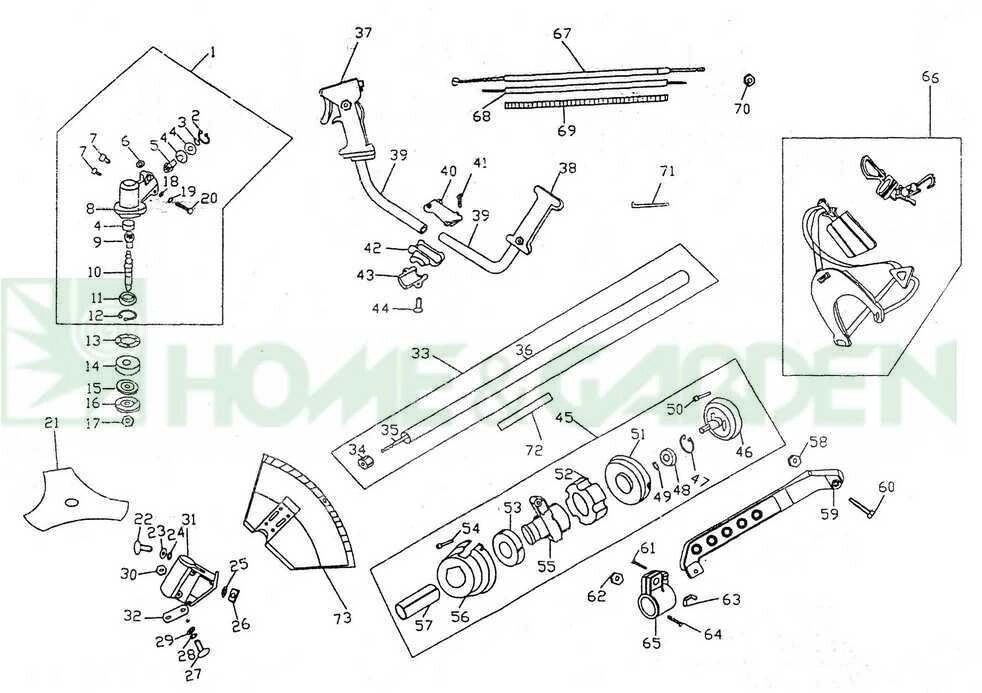 Кронштейн кожуха триммера sungarden 26b 26bt 34b 34bt поз 31 sungarden sg3300360133 sg330-03601-33 от компании ООО ГенХольм - фото 1