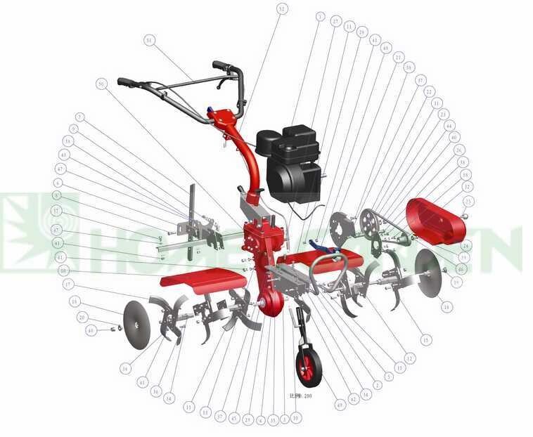 Кронштейн сошника культиватора t360 02ak0004 поз 6 sungarden sg8t360006 sg1700311008 sg8-t360-006 sg170-03110-08  t360r от компании ООО ГенХольм - фото 1